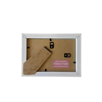Personalised Handcrafted Me and My Little Sister Photo Picture Frame